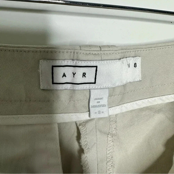 AYR The Twill Pants in Stone Khaki Size 8 - Picture 4 of 8